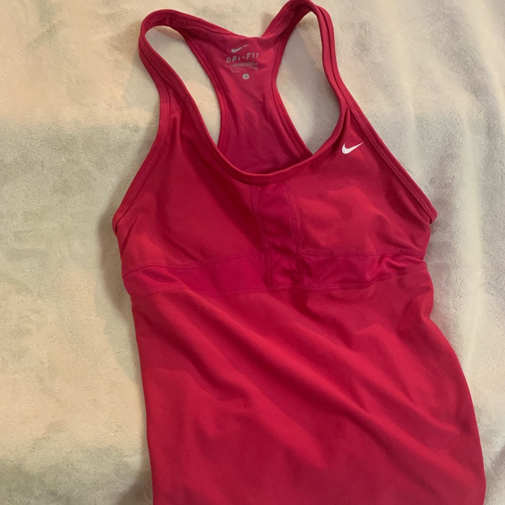 NIKE  pink athletic tank top.